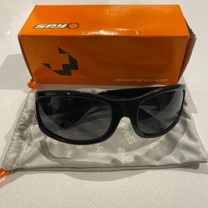 SPY Optics Polarized Lenses, ‘Mode’ Sunglasses, Black with Grey lenses